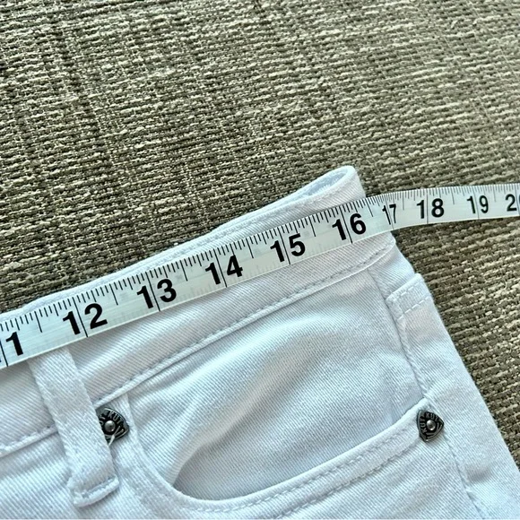 COPY - KUT from the Kloth Katy Boyfriend White Mid Rise Denim Jeans Size 6-NWOT - Picture 7 of 10
